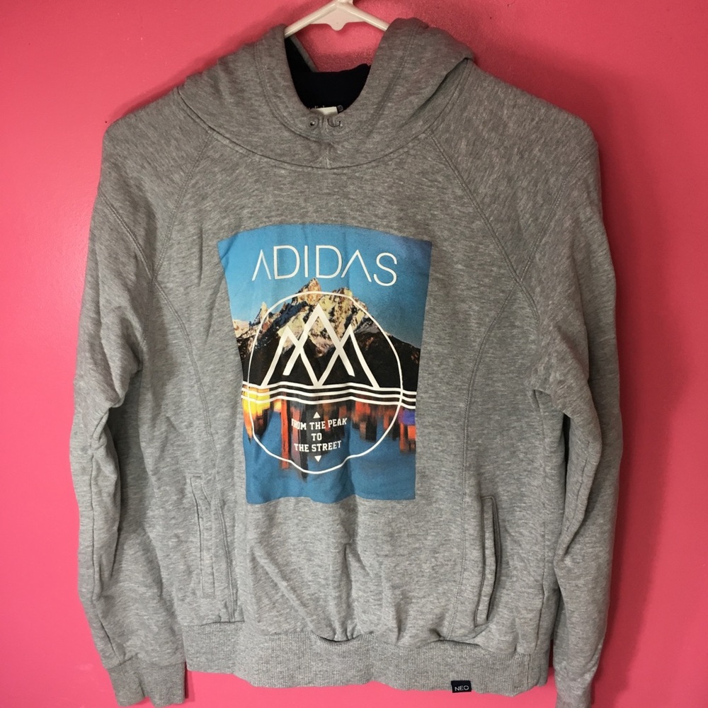 Womens Small Adidas Neo Hoodie Jacket Sports